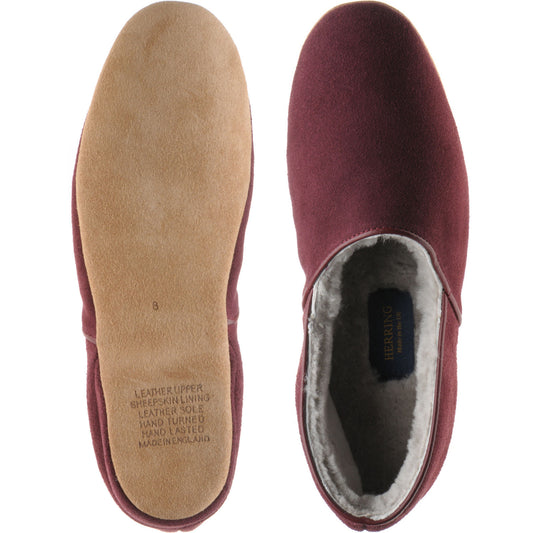 Product image for Herring Earl in wine suede