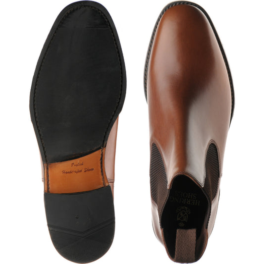 Product image for Herring Coltham in brown waxy calf