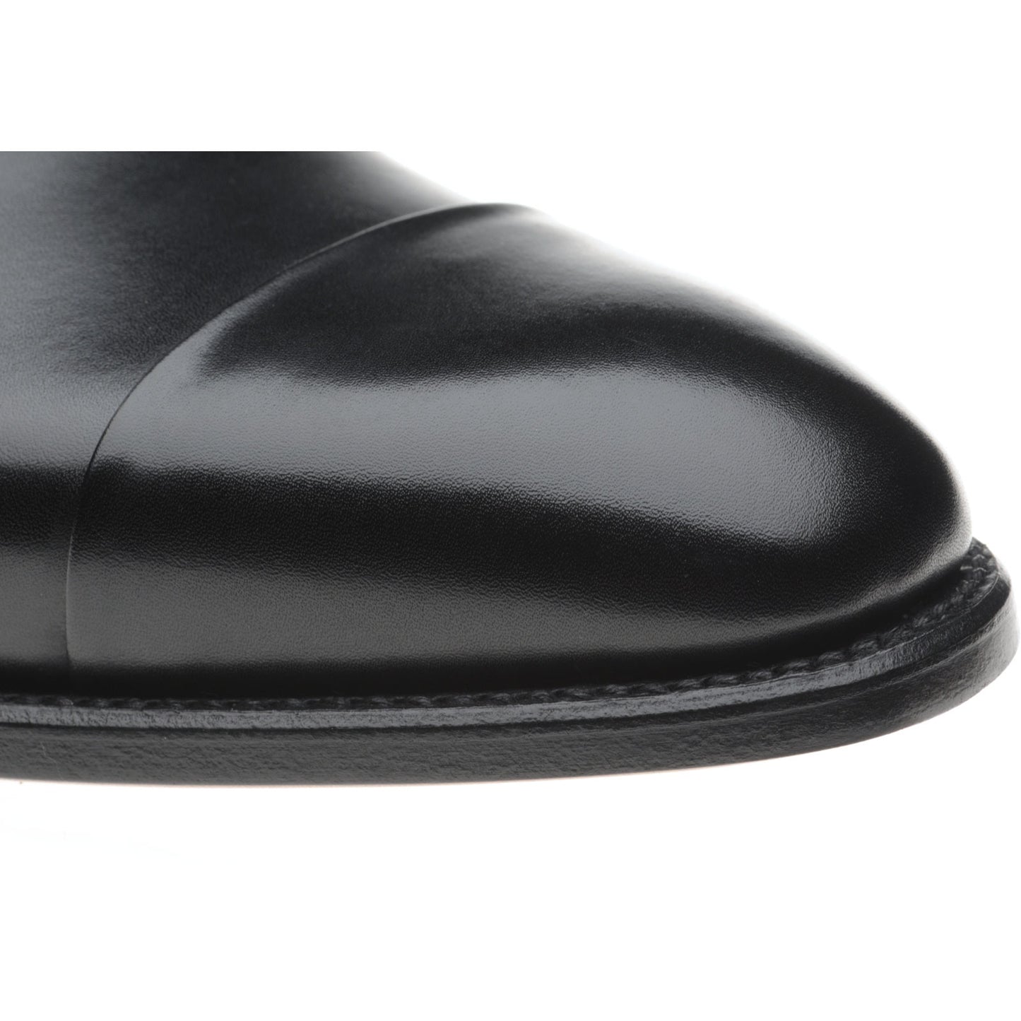 Herring Gusbourne mens two-tone Oxfords in black and white calf