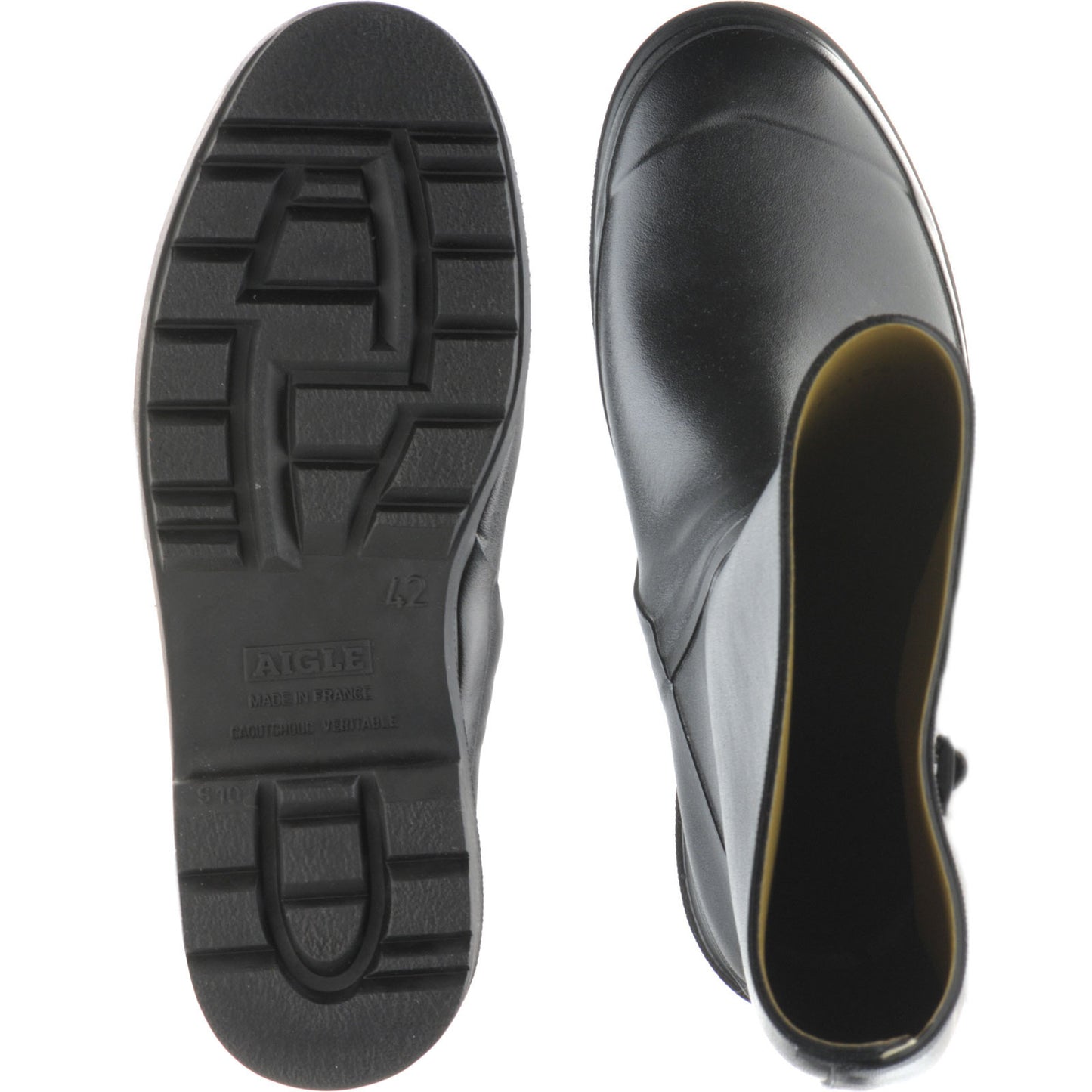 Product image for Aigle Cessac mens rubber-soled boots in black