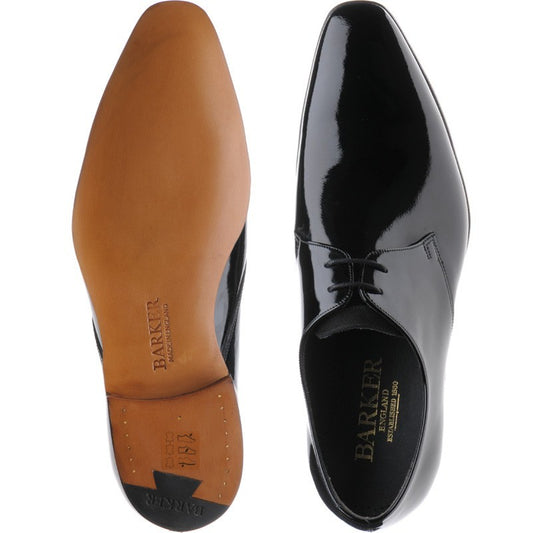 Product image for Barker Goldington in black patent and suede