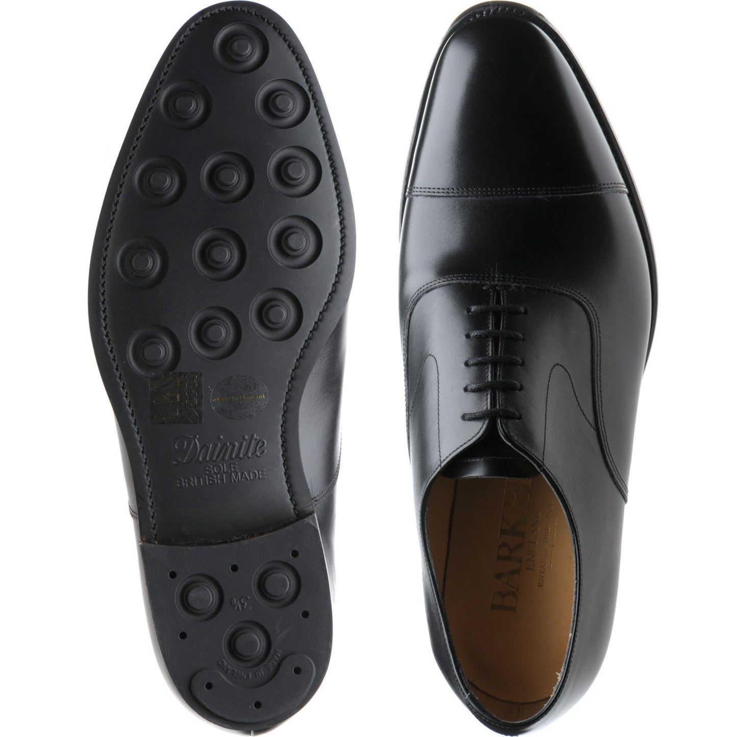 Product image for Barker Malvern (Rubber) in black calf
