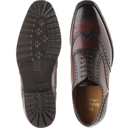 Product image for Barker Marston in burgundy calf