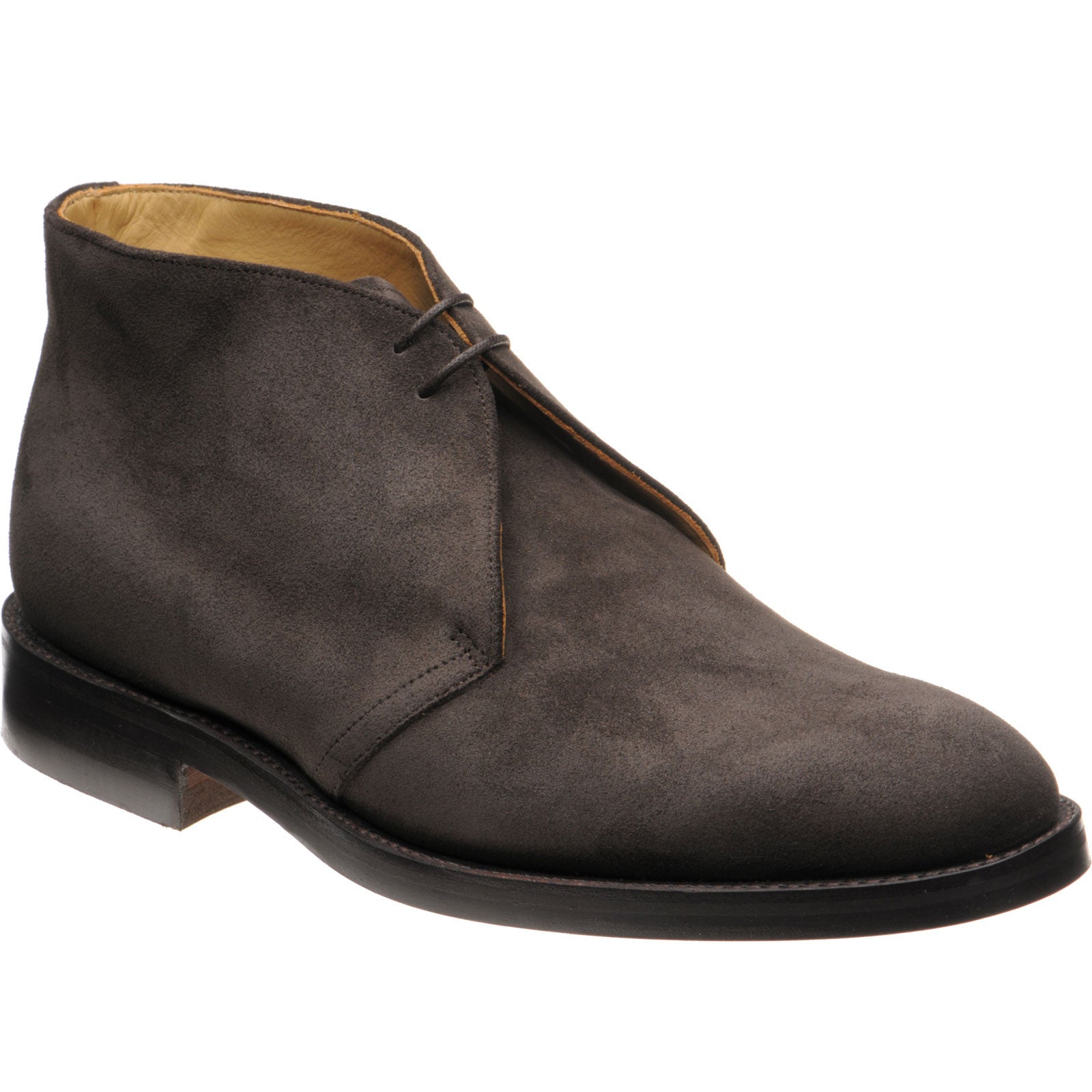 Shellys London Mens Vtg  Brown Suede Moc Toe Chukka Boots US 10.5 4787 Hipster Crosby Moc-Toe Chukka Boot Tobacco Suede – Drakes US main image 2