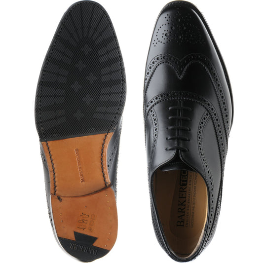 Product image for Barker Turing in black calf