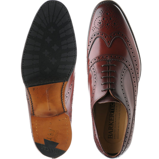 Product image for Barker Turing in cherry calf