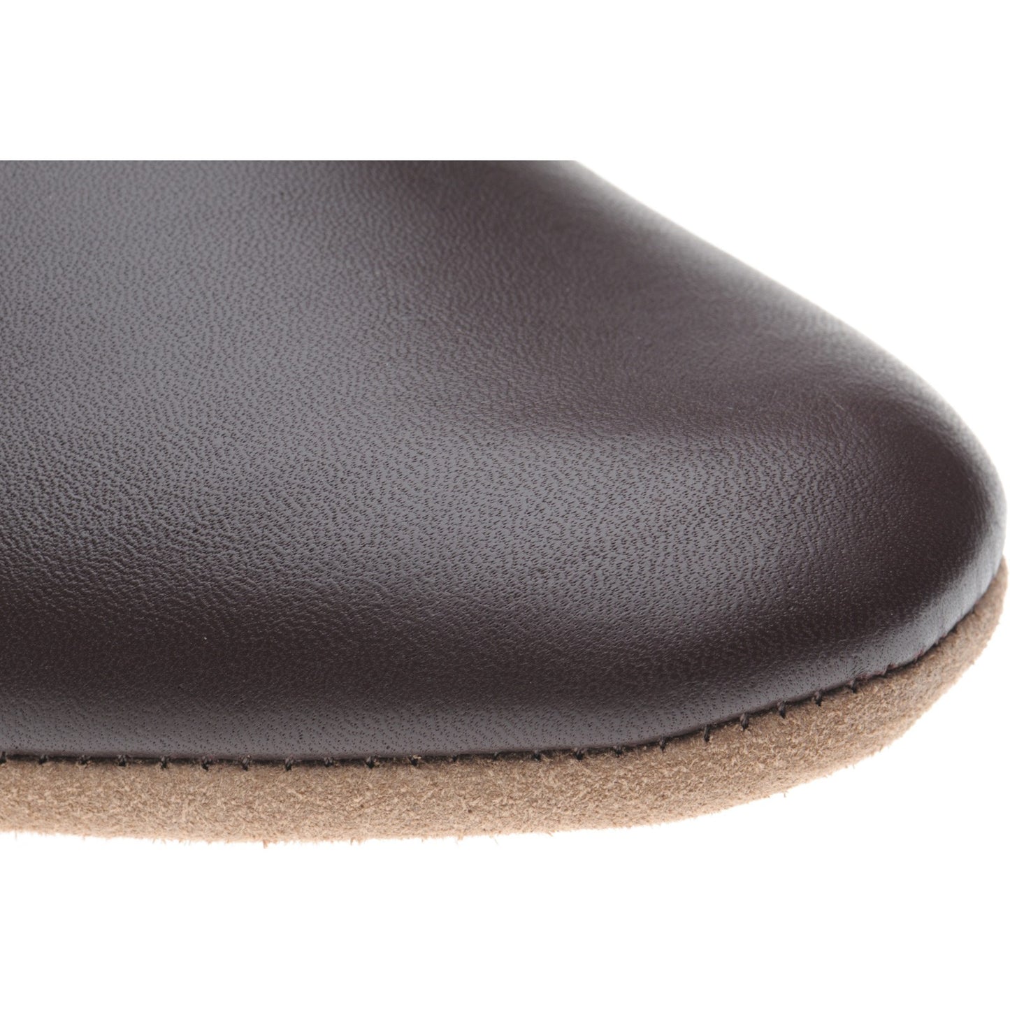 Product image for Herring Baron mens slippers in wine calf (second)