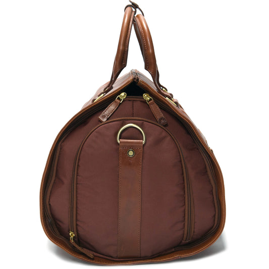 Product image for Herring Boringdon Holdall in dark chestnut