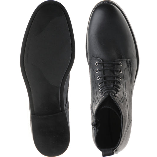 Product image for Herring Bridges mens rubber-soled boots in black waxy calf (second)