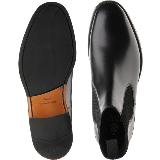 Product image for Herring Coltham mens hybrid-soled Chelsea boots in black calf (second)