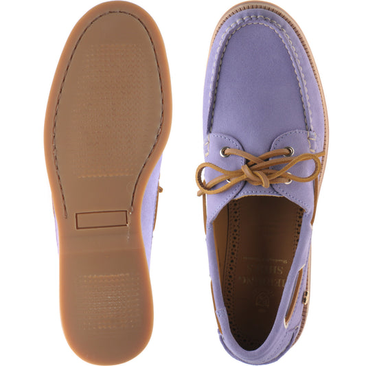 Product image for Herring Cordelia ladies rubber-soled deck shoes in lilac suede