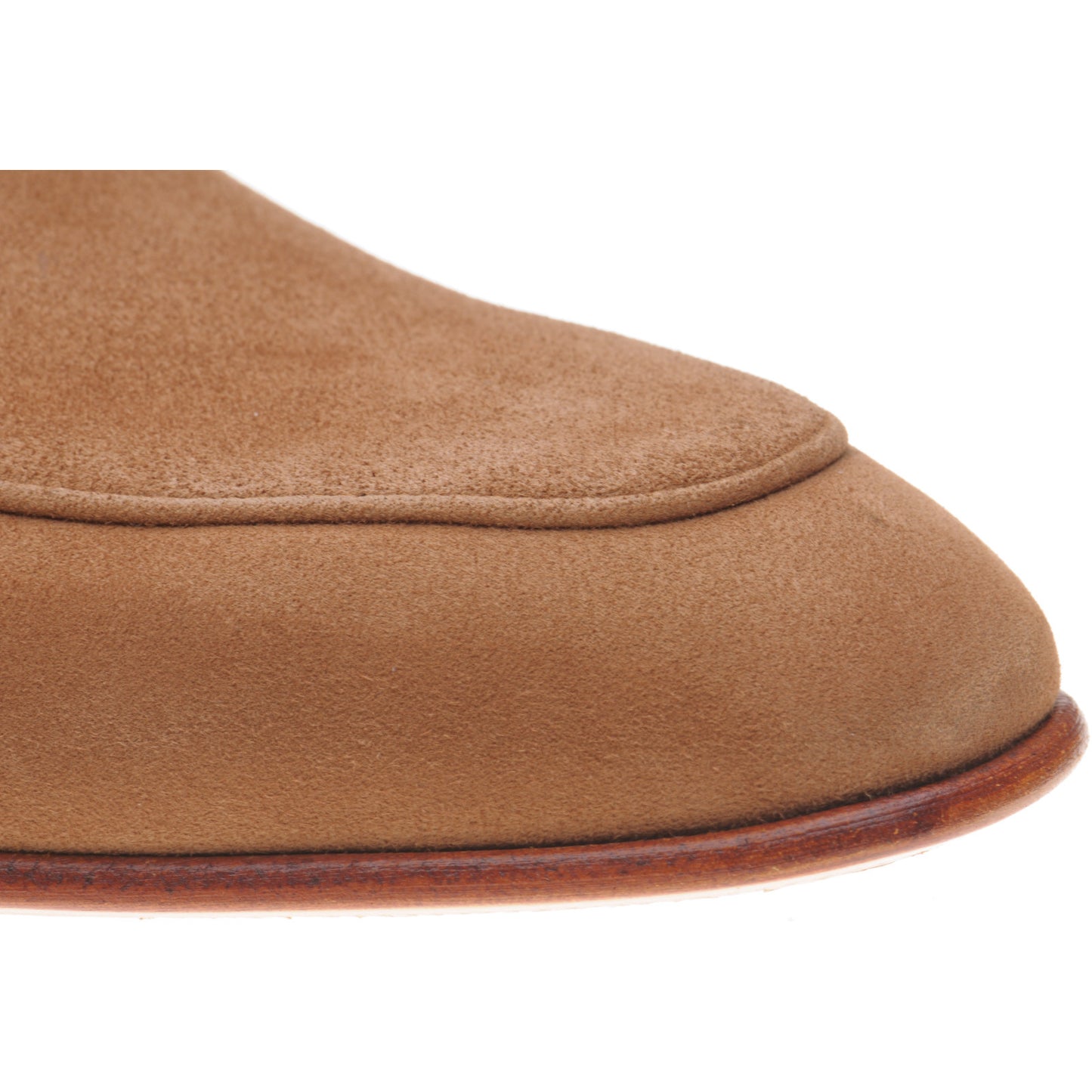 Product image for Herring Dillon mens loafers in tobacco suede
