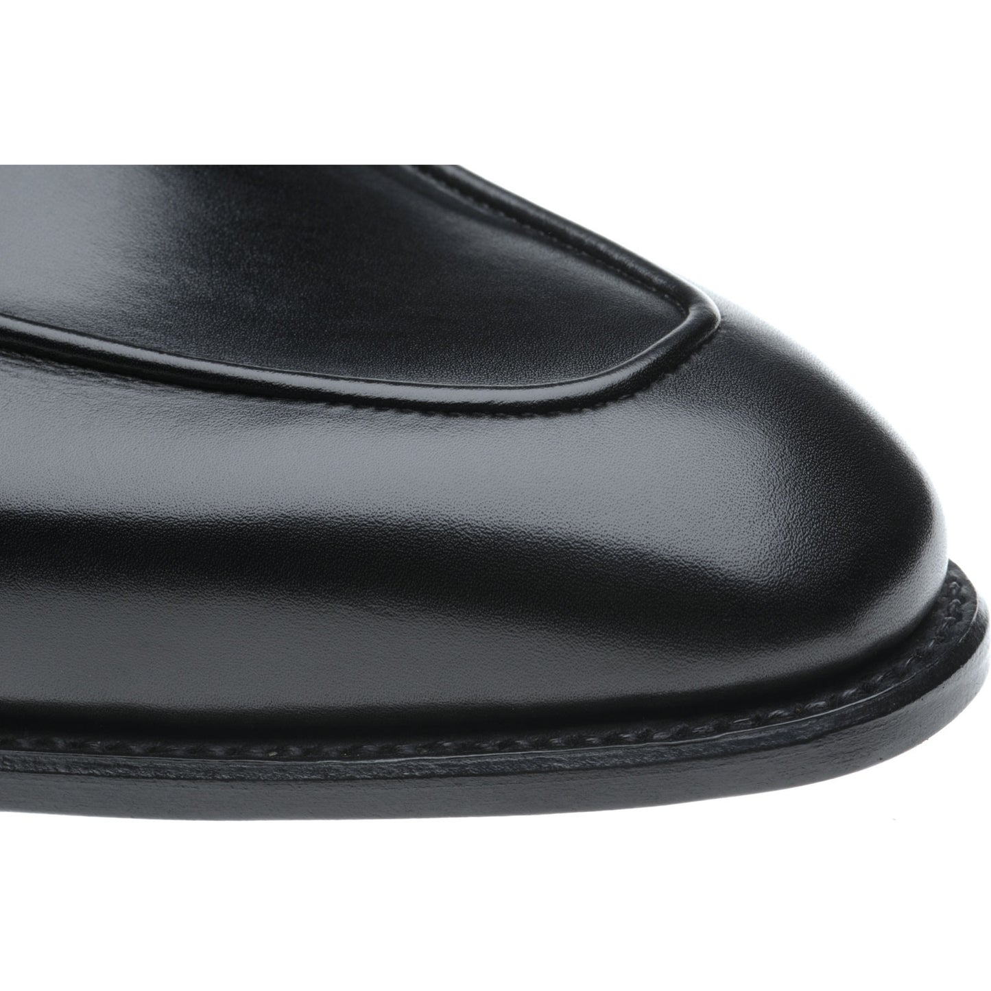 Product image for Herring Fleming mens loafers in black calf (second)