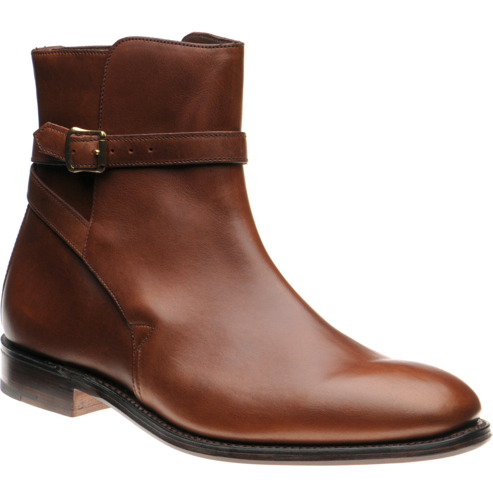 Herring George mens boots in brown waxy – Herring Shoes display picture 3