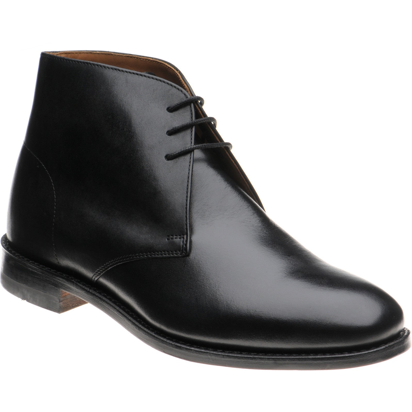 Herring Grays mens Chukka boots in black calf Herring Shoes Herring Grays mens Chukka boots in black calf Herring Shoes