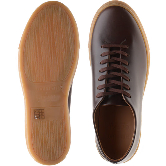 Product image for Herring Huxley mens rubber-soled in dark brown