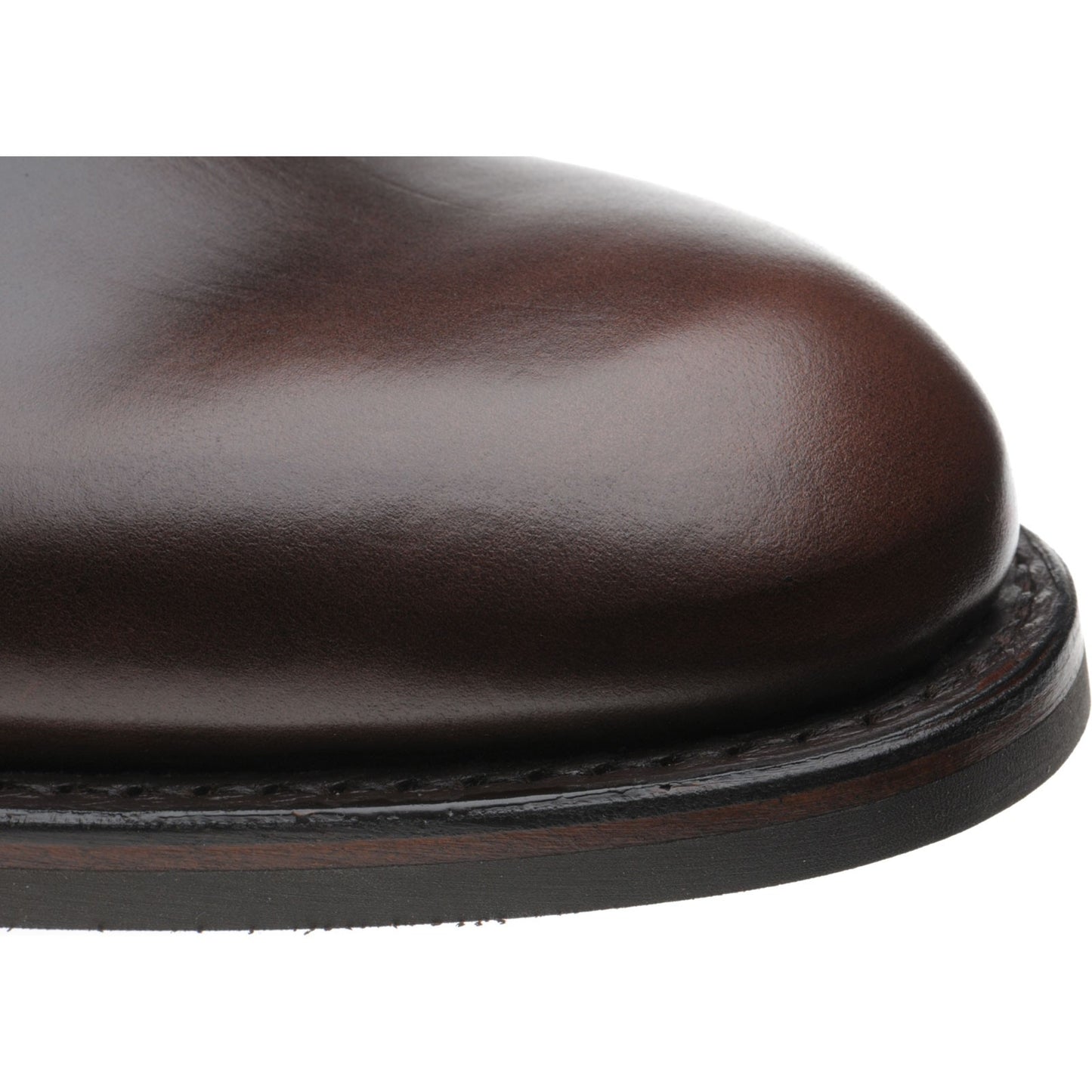 Product image for Herring Kirkby R in brown waxy calf