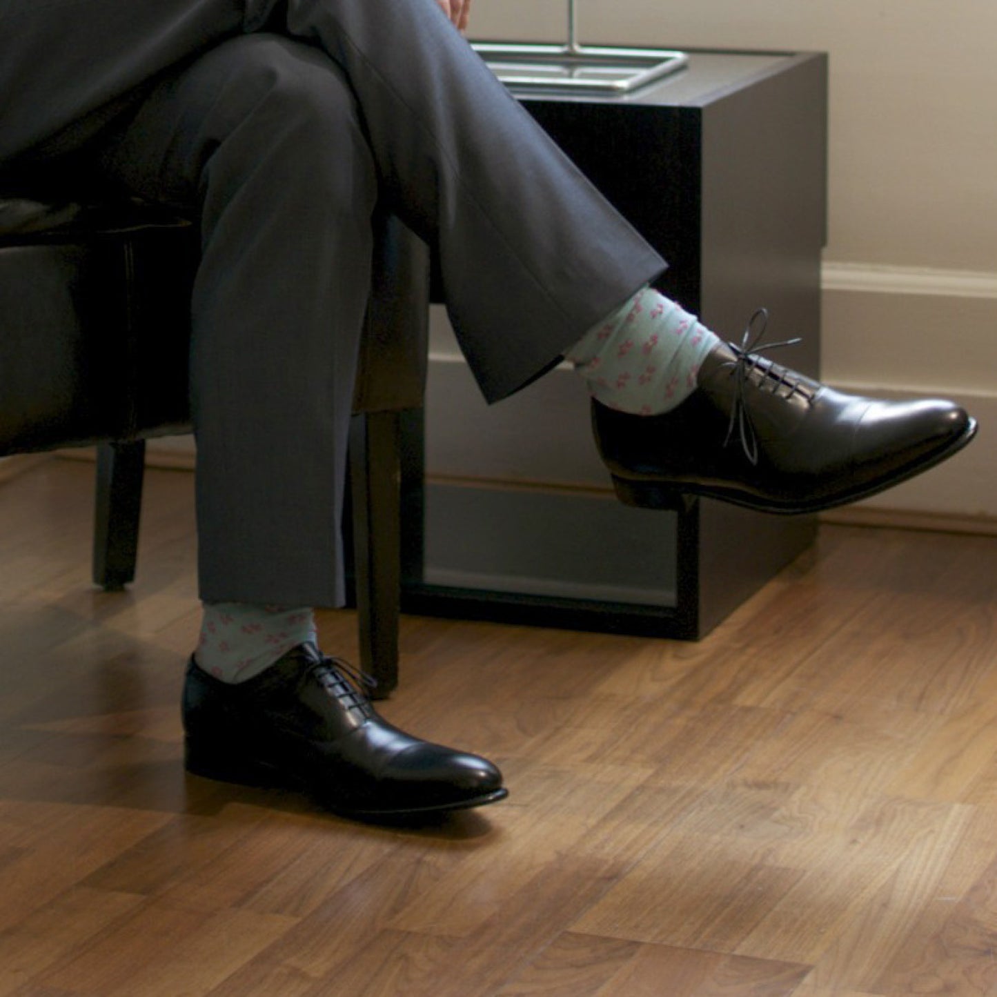 Product image for Herring Knightsbridge (Oxford) in black calf