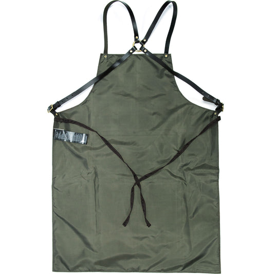 Product image for Herring Leather Apron in brown waxy