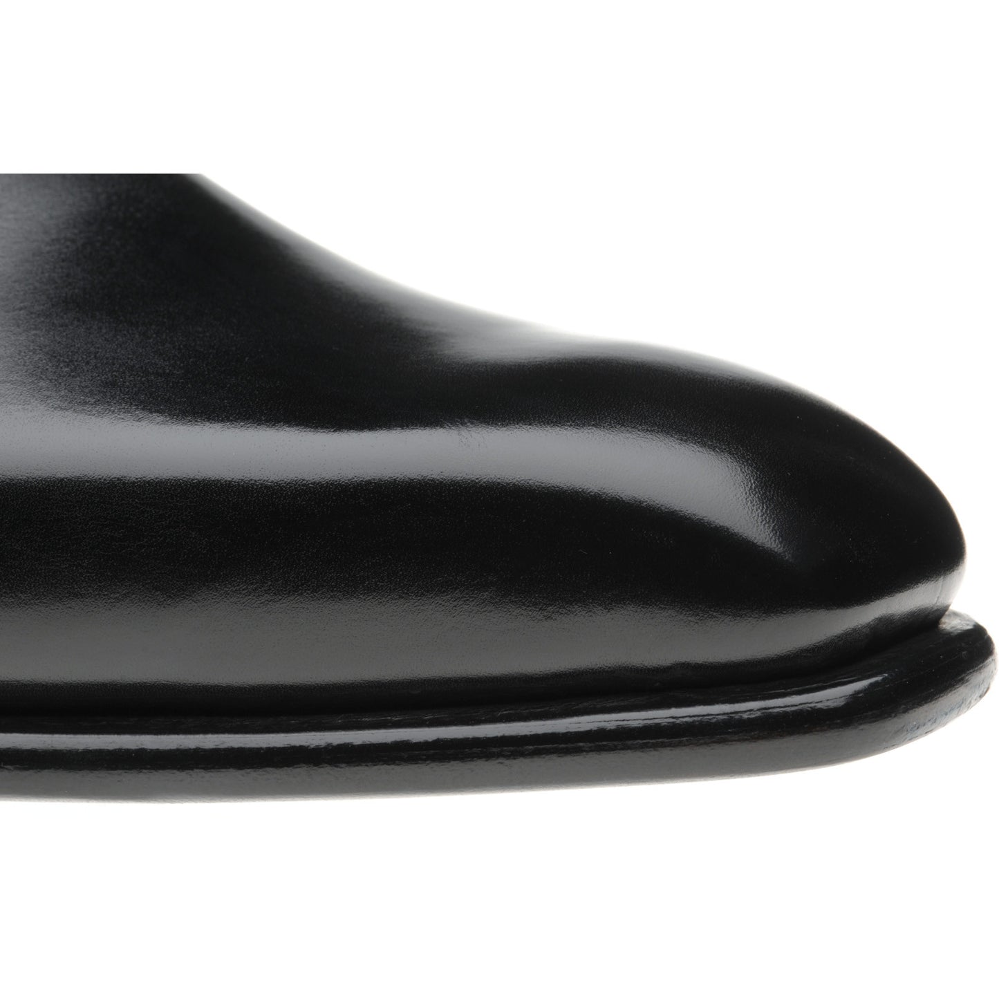 Product image for Herring Malborough mens Derby shoes in black calf