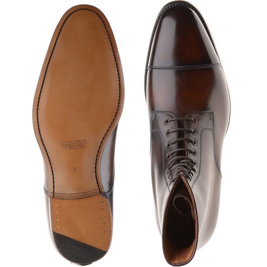 Product image for Herring Mawdsley mens boots in brown calf