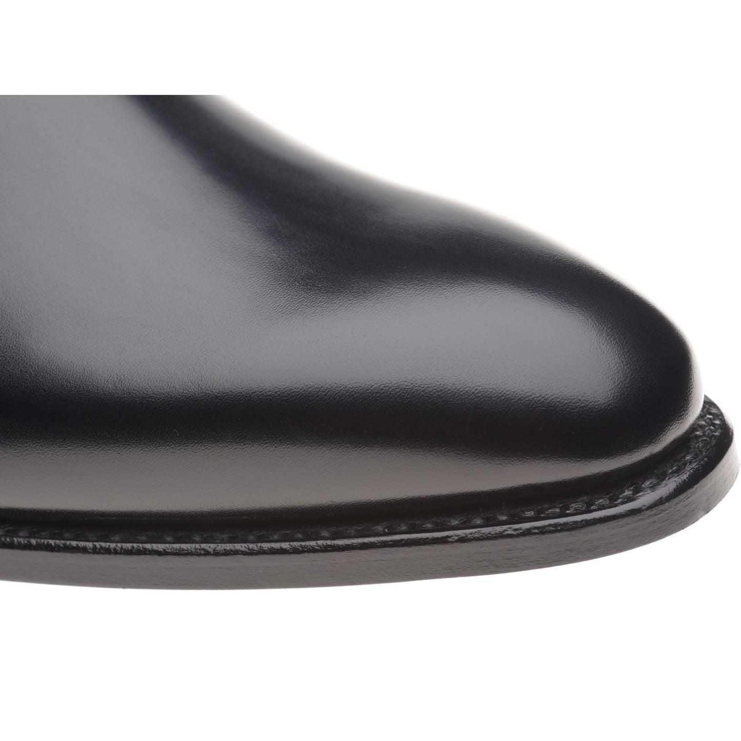 Product image for Herring Mountbatten mens in black calf