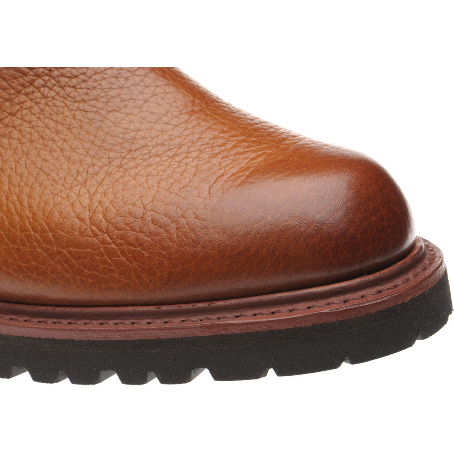 Product image for Herring Paula ladies rubber-soled Chelsea boots in marron muflone calf