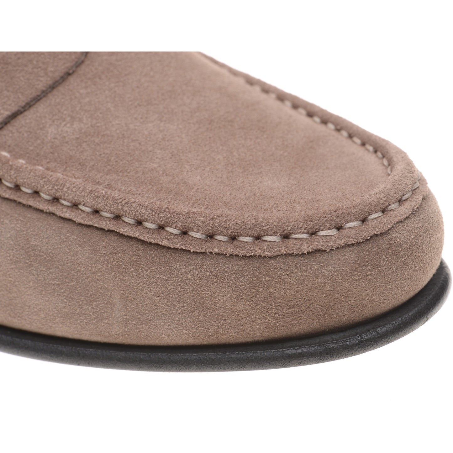 Product image for Herring Puglia mens hybrid-soled loafers in taupe suede