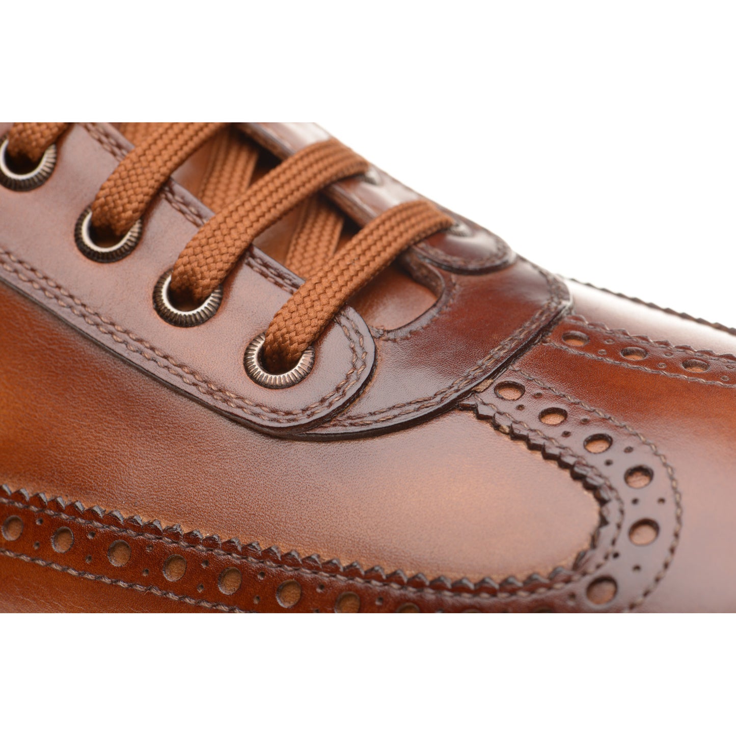 Product image for Herring Silverstone mens rubber-soled in tan calf