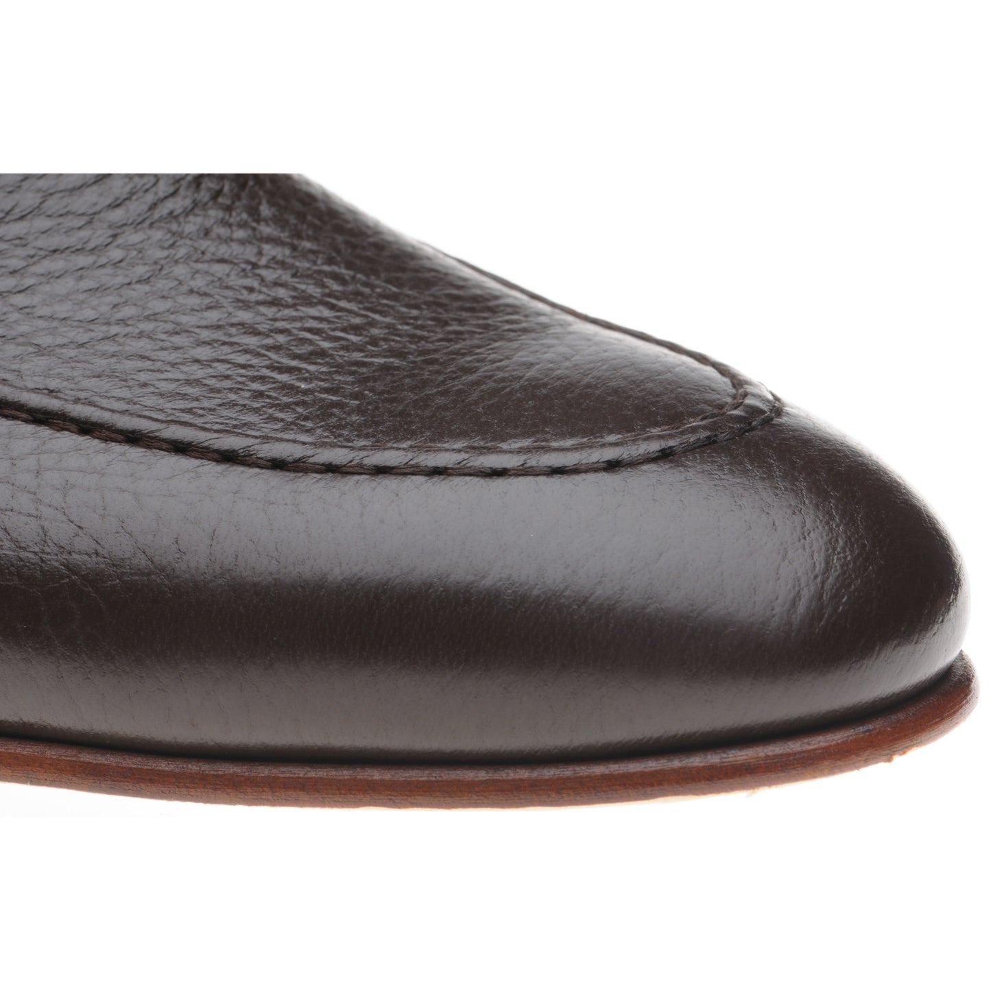 Product image for Herring Snaffle mens loafers in brown deerskin