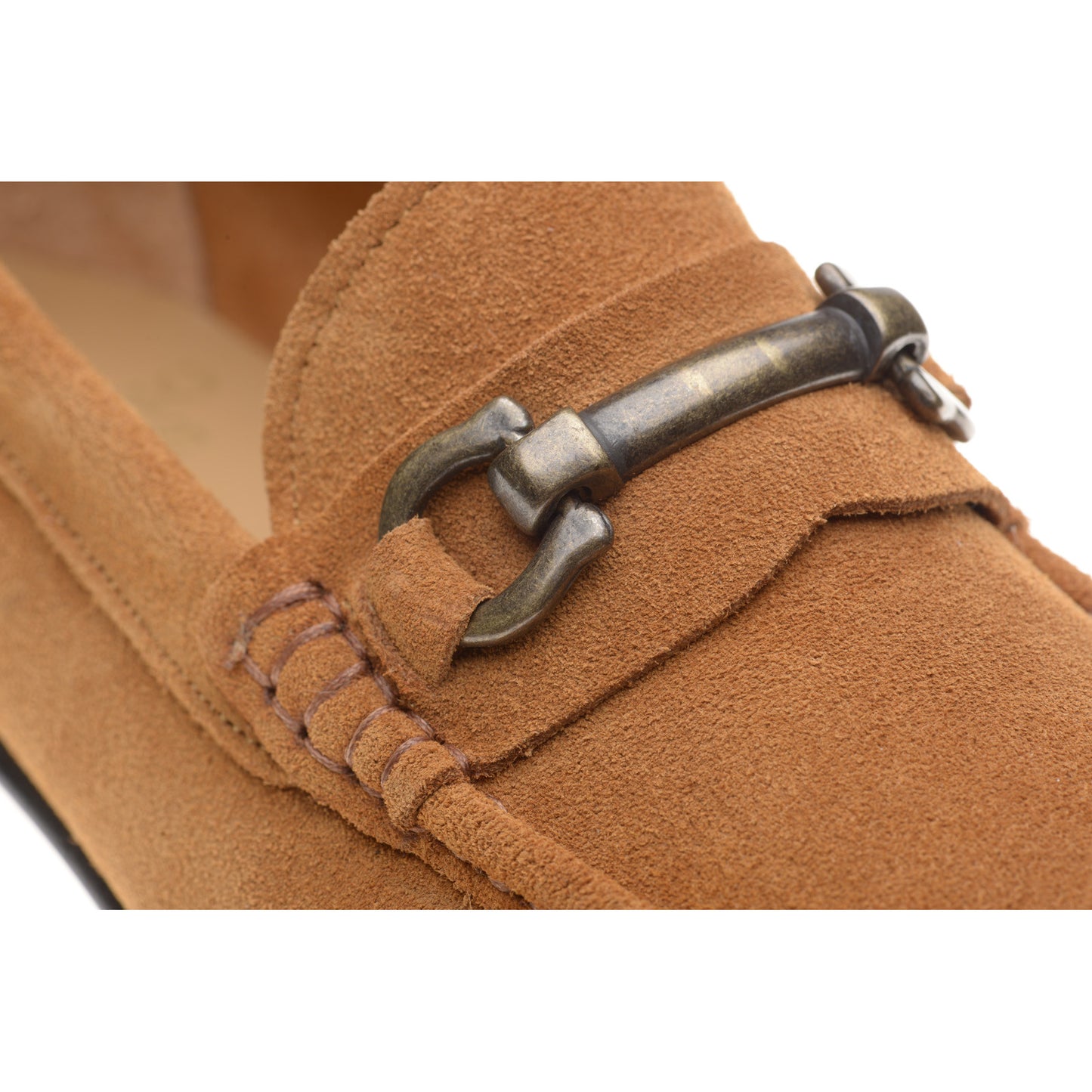 Product image for Herring Taormina mens hybrid-soled loafers in brown suede