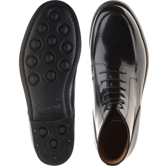 Product image for Herring Toulon mens rubber-soled boots in black polished