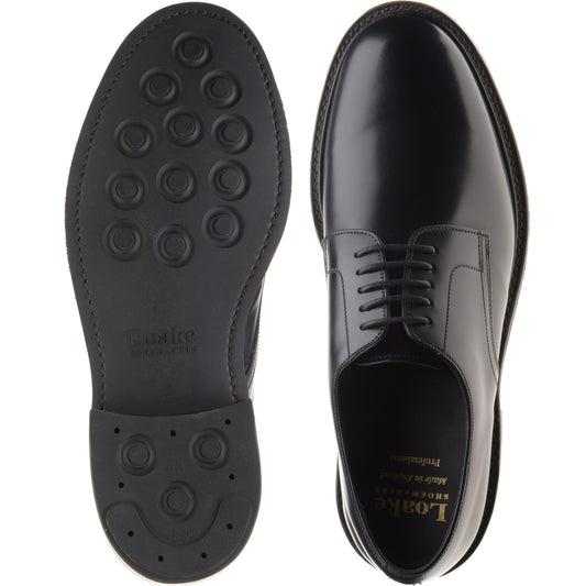 Product image for Loake Barbican mens rubber-soled in black polished