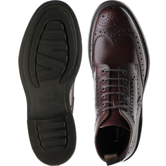 Product image for Loake Bedale in burgundy chromexcel