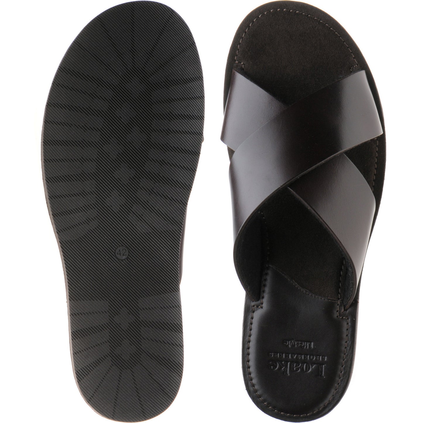 Product image for Loake Gozo in dark brown calf