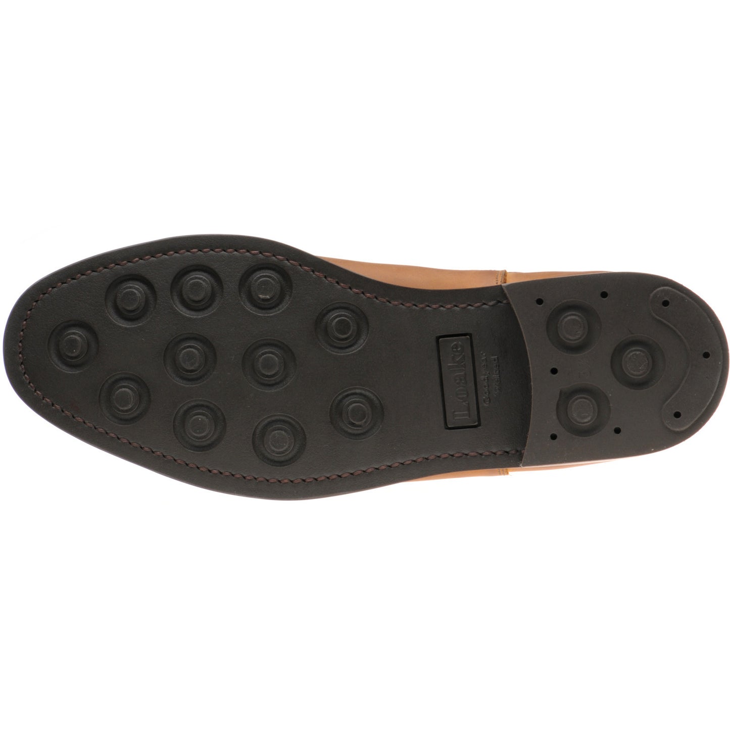 Product image for Loake Hickstead Rubber mens rubber-soled boots in tan calf (second)