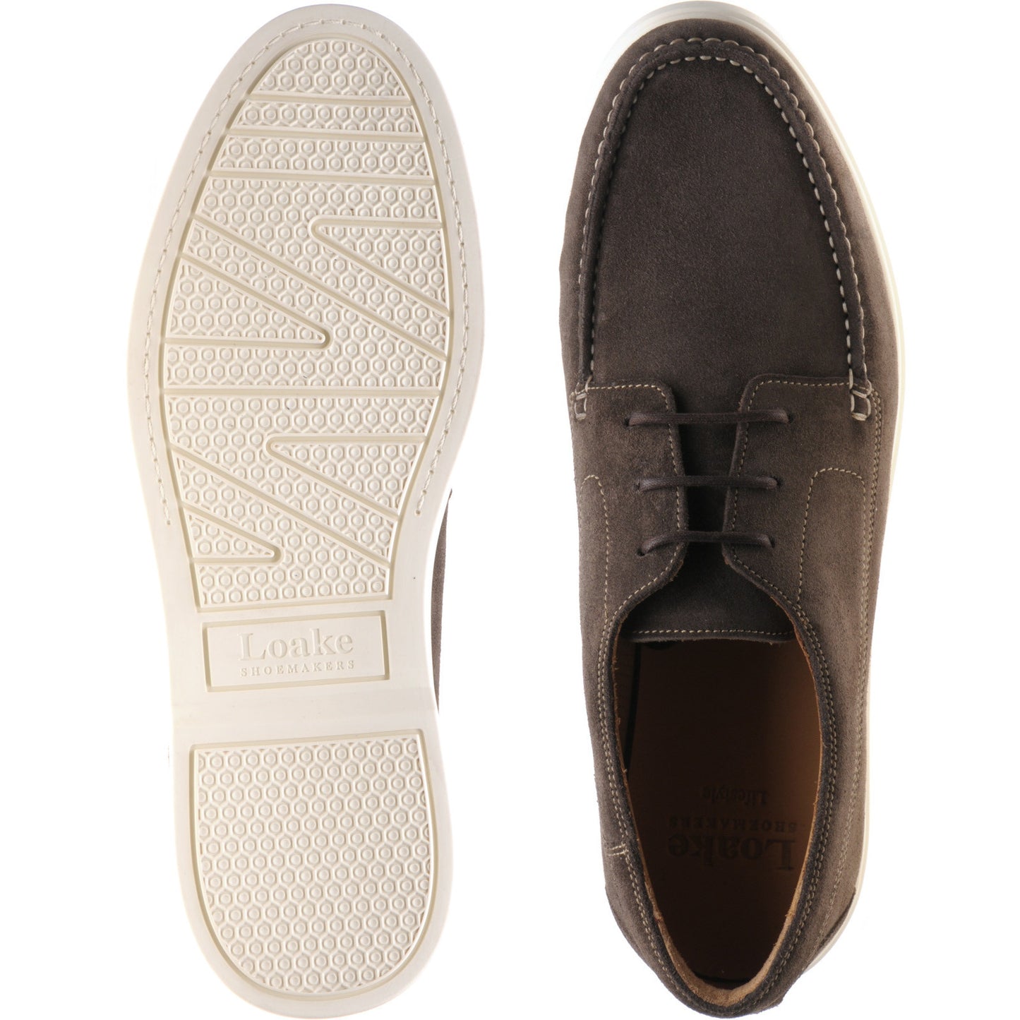 Product image for Loake Sardinia in anthracite grey suede