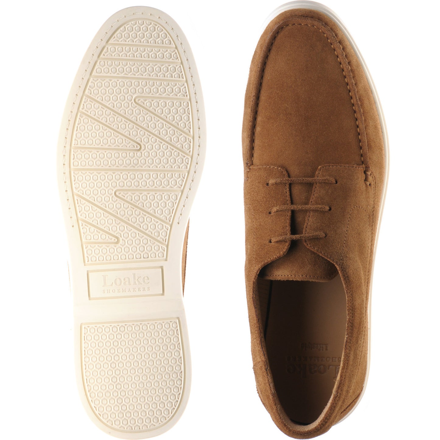 Product image for Loake Sardinia in chestnut suede