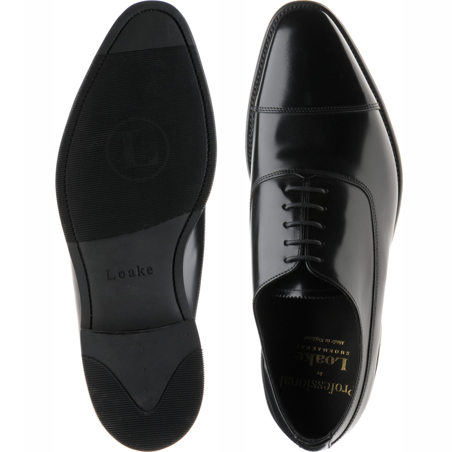 Product image for Loake Truman in black polished
