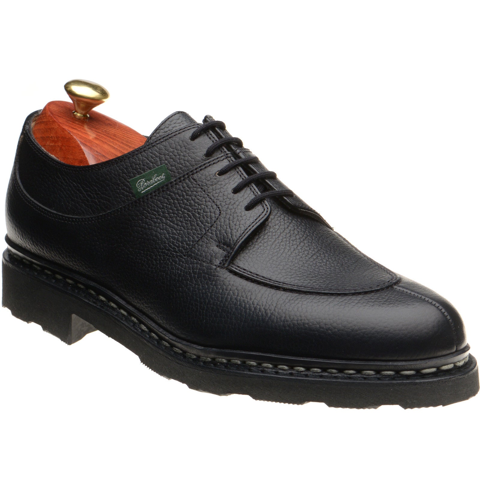 Paraboot Avignon mens rubber-soled Derby shoes in griff noire