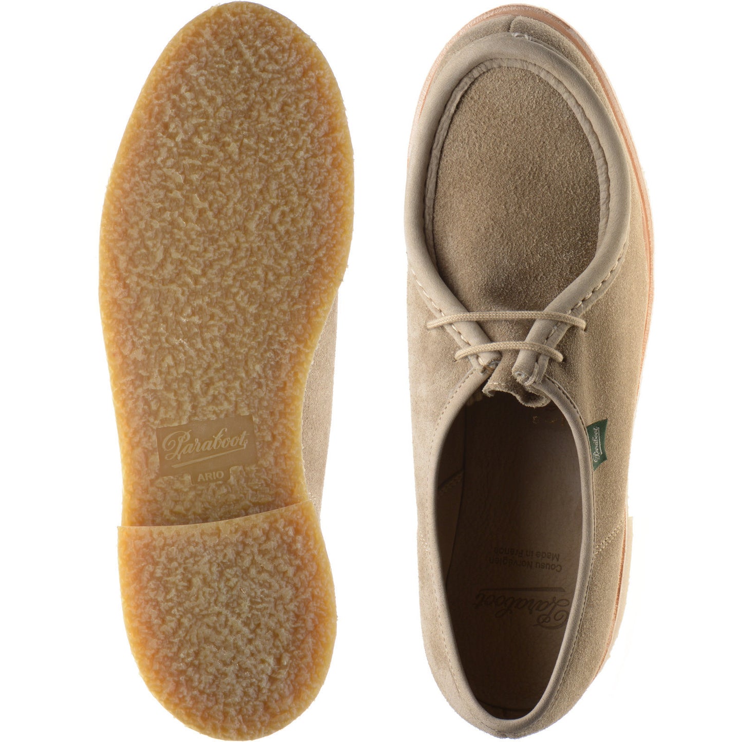 Product image for Paraboot Micka mens Derby shoes in velours sand