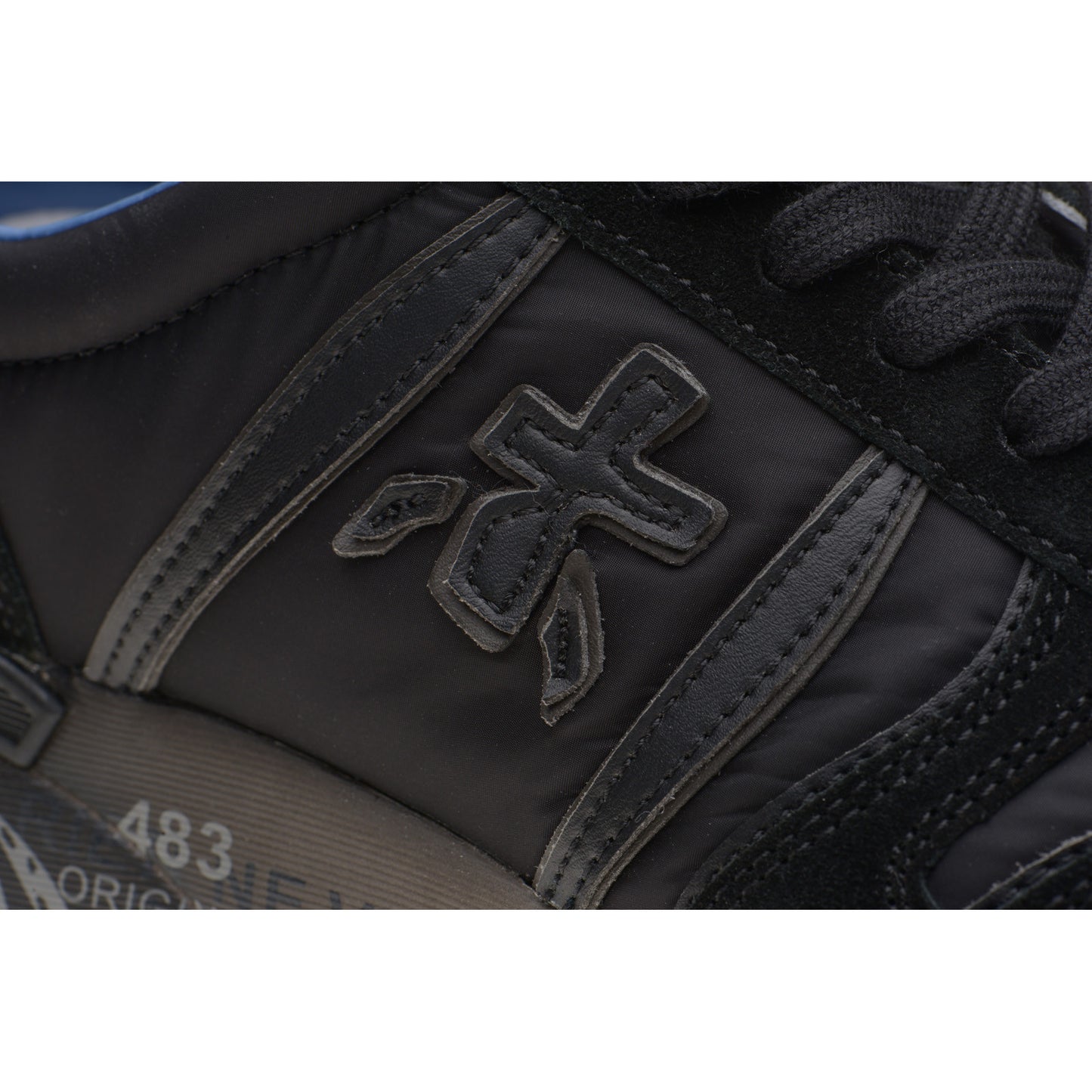 Product image for Premiata Lander mens rubber-soled trainers in black