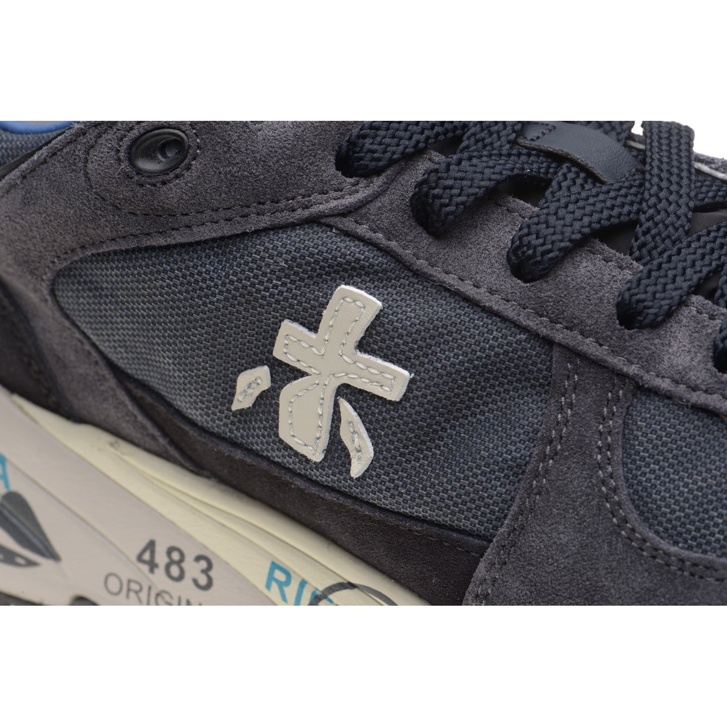 Product image for Premiata Mase mens rubber-soled trainers in navy