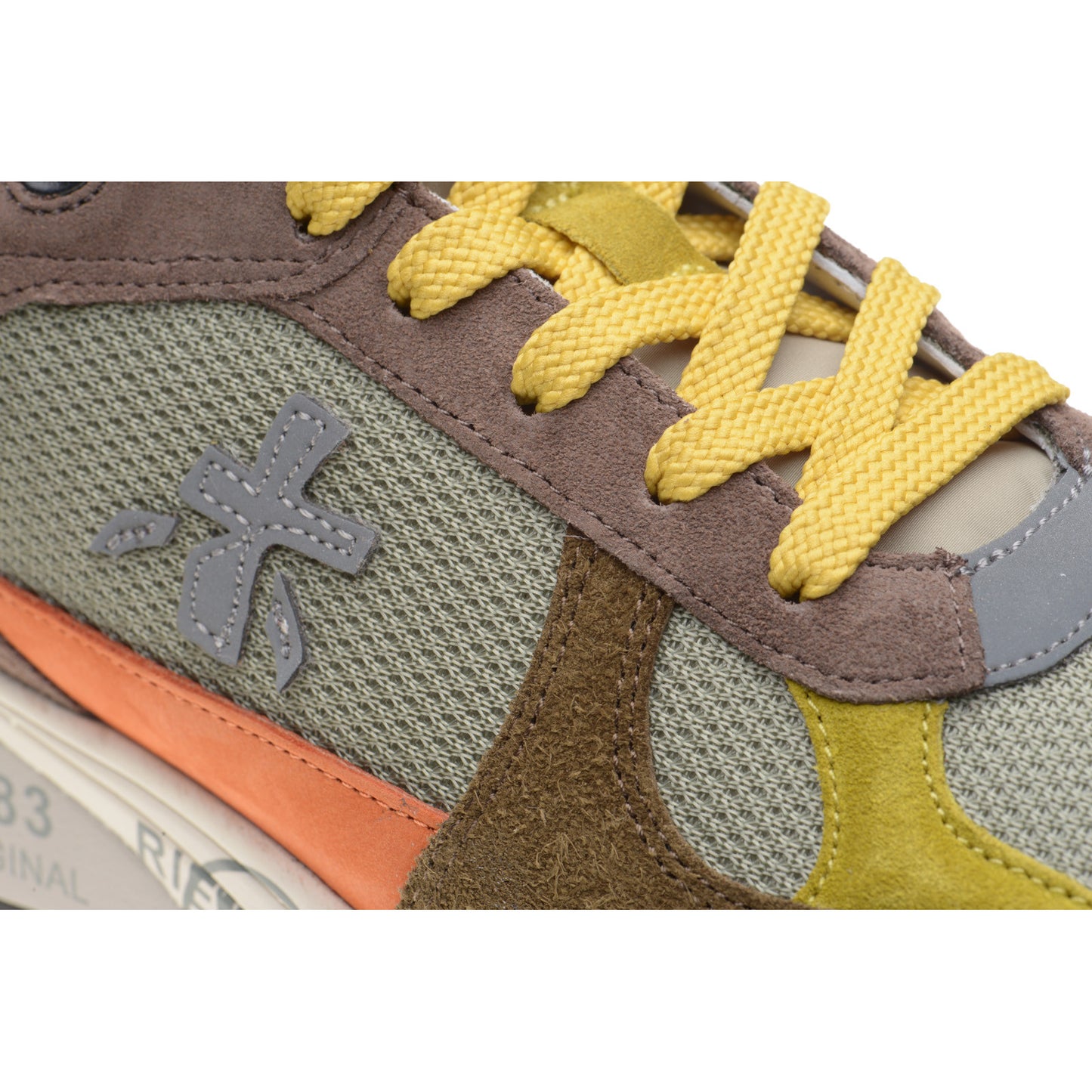 Product image for Premiata Mase mens rubber-soled trainers in taupe