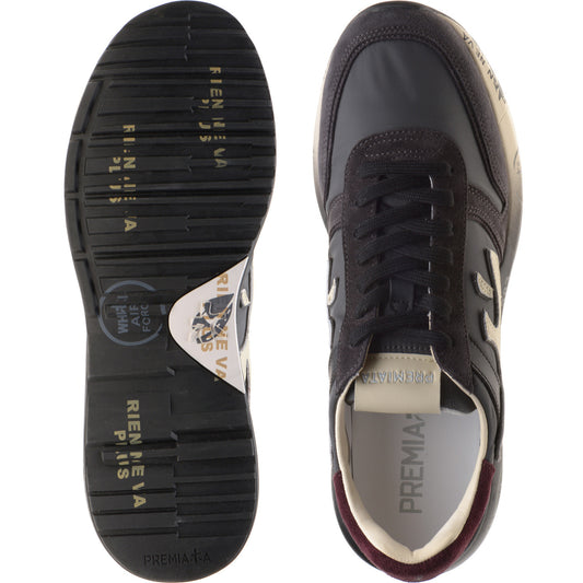 Product image for Premiata Mick mens rubber-soled trainers in navy