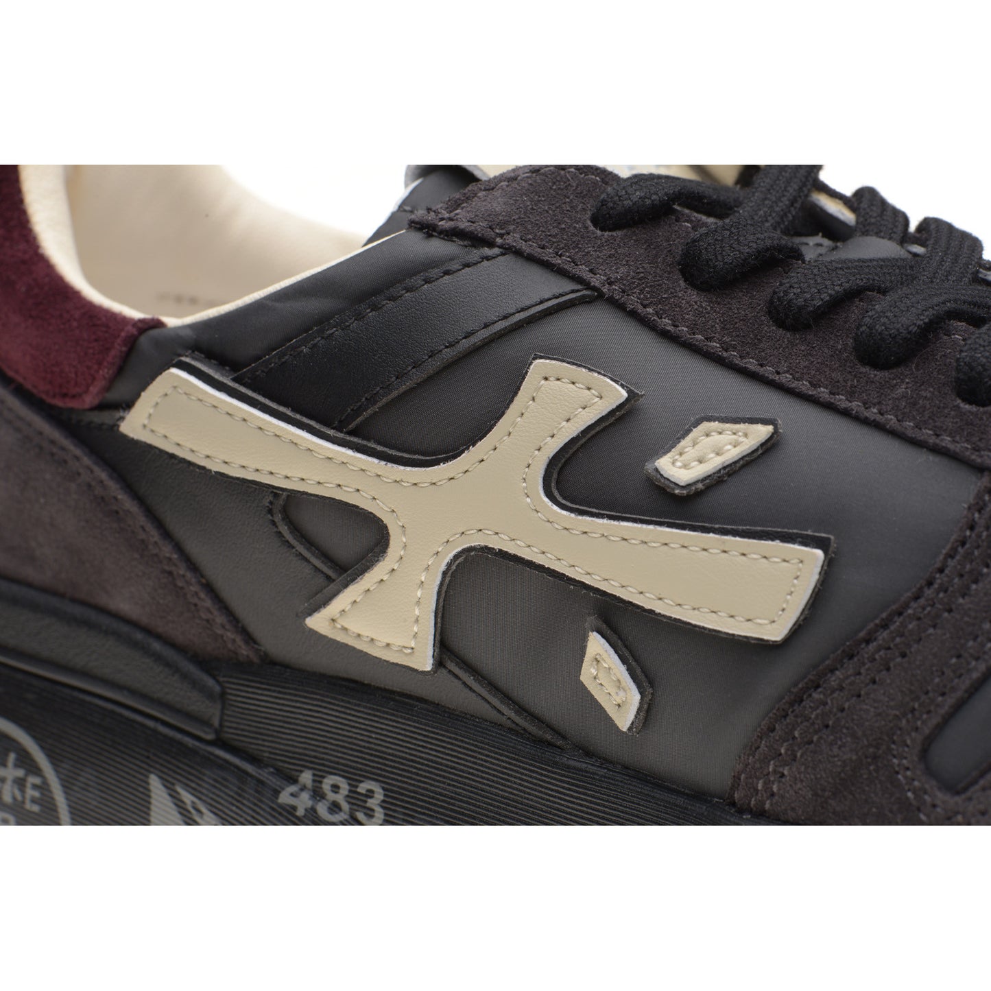 Product image for Premiata Mick mens rubber-soled trainers in navy