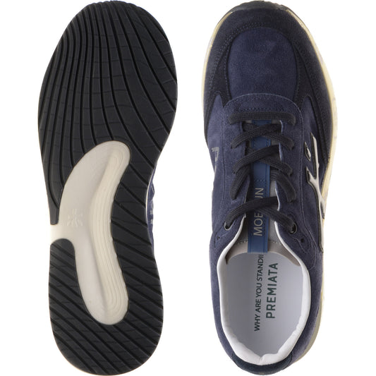 Product image for Premiata Moerun mens rubber-soled trainers in blue