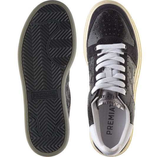 Product image for Premiata Quinn mens rubber-soled trainers in black