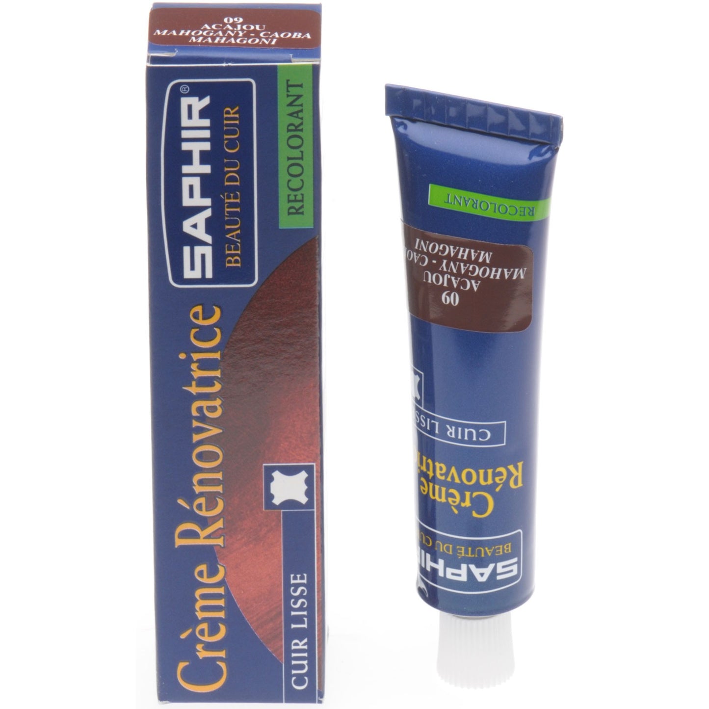 Product image for Saphir Creme Renovatrice Renovating Cream 25 ml in mahogany