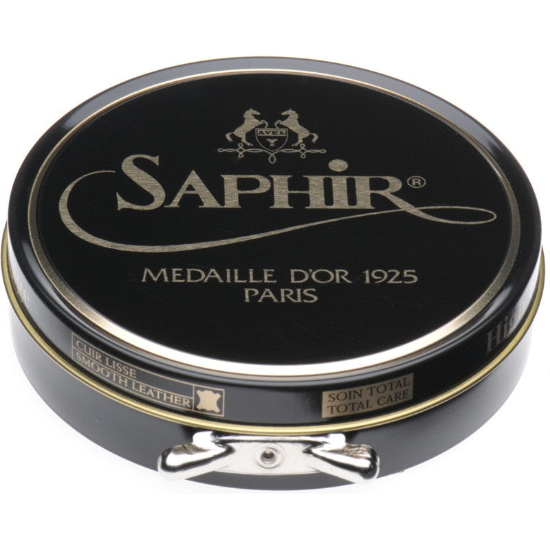 Product image for Saphir Pate De Luxe High Gloss Polish 100ml in black